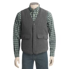 Woolrich Teton Vest - Wool (For Men) in Charcoal Heather - Closeouts