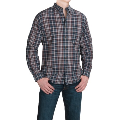 Woolrich Timberline Madras Plaid Shirt Long Sleeve For Men