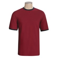 Woolrich Tisbury T-Shirt - Pique Cotton, Short Sleeve (For Men) in Ruby - Closeouts