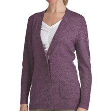 Woolrich Trailblazer Zip Front Cardigan Sweater - Merino Wool (For Women) in Blackberry - Closeouts