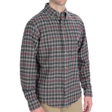 Woolrich Trout Run Flannel Shirt - Long Sleeve (For Men) in Moccasin - Closeouts