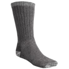 Woolrich Ultimate Boot Socks - Merino Wool, Midweight, Crew (For Men and Women) in Charcoal/Natural - Closeouts