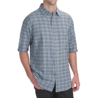 Woolrich Upwind Shirt - Short Sleeve (For Men) in Nile Blue