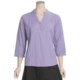 Woolrich Vidalia Two-Tone Dobby Shirt - 3/4 Sleeve (For Women)