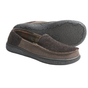 Woolrich Westland Moccasin Slippers (For Men) in Chocolate