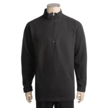 Woolrich Windom Sweatshirt - Zip Neck (For Men) in Black - Closeouts
