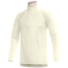 Woolskins by Terramar Long Underwear Shirt - Mock Turtleneck, Long Sleeve (For Men) in Natural - Closeouts