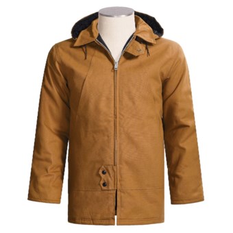 Work Horse Hydro Duck Parka - Insulated (For Men) in Brown
