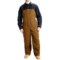 Work Horse Washed Bib Overalls - Insulated (For Men) in Brown