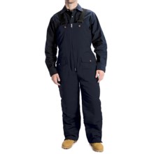 Work Horse Washed Bib Overalls - Insulated (For Men) in Navy - Closeouts