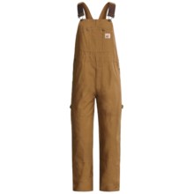 Work King 10 oz. Duck Bib Overalls - Unlined (For Men) in Brown - Closeouts