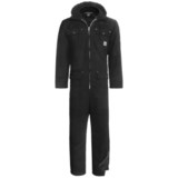 Work King Heavy-Duty Twill Coveralls - Insulated, Side Zips, Removable Hood (For Big and Tall Men)