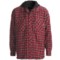 Work King Hooded Flannel Shirt - Quilt-Lined, Long Sleeve (For Men) in Red/Black/Tan