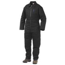Work King Twill Coveralls - Insulated (For Men) in Black - 2nds