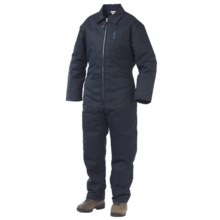 Work King Twill Coveralls - Insulated (For Men) in Navy - 2nds
