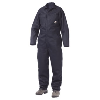 Work King Twill Coveralls - Unlined, Long Sleeve (For Men) in Navy