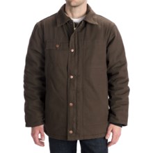Work King Washed Canvas Parka - Hooded, Insulated  For Men) in Chestnut - Closeouts