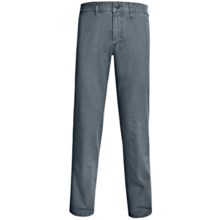 Worn Garment-Dyed Relaxed Fit Pants (For Men) in Alaska Blue - Closeouts