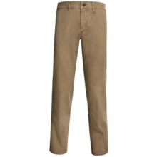 Worn Garment-Dyed Relaxed Fit Pants (For Men) in Vintage Khaki - Closeouts