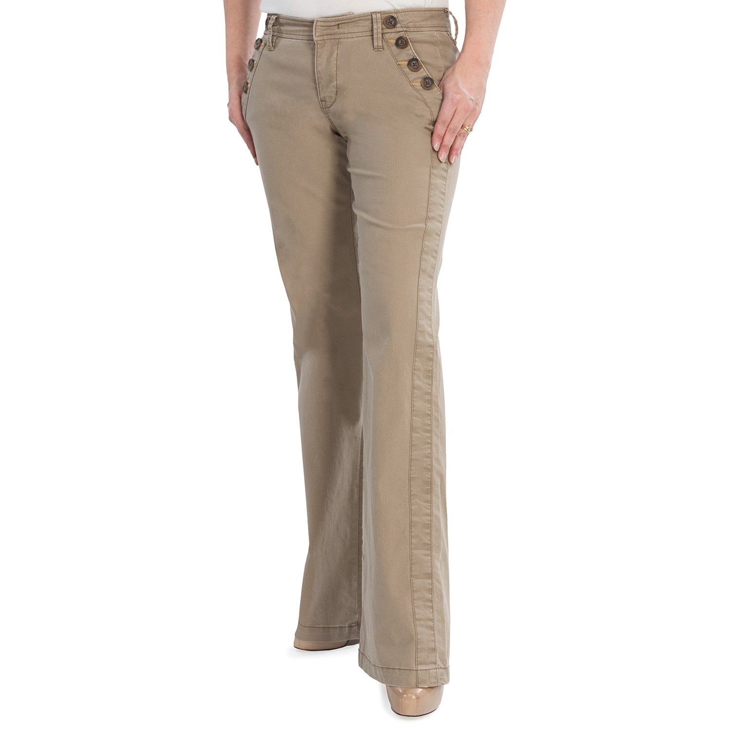 low rise wide leg pants