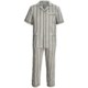 Woven Cotton Pajamas - Short Sleeve (For Men)