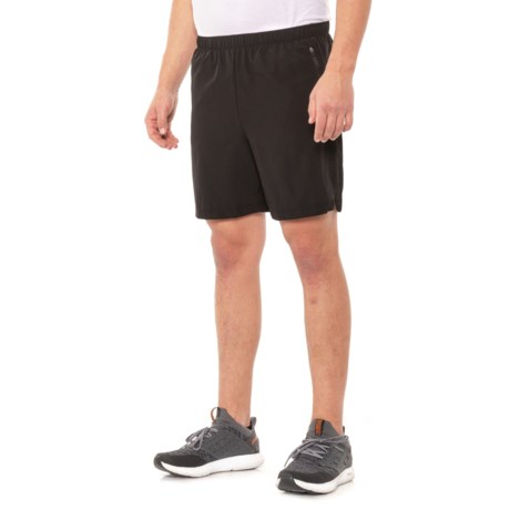 ASICS Woven Running Shorts - 7?, Built-In Briefs (For Men) - PERF BLACK (S )