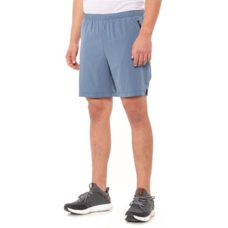 ASICS Woven Running Shorts - 7?, Built-In Briefs (For Men) - SPACE BLUE HEATHER (S )