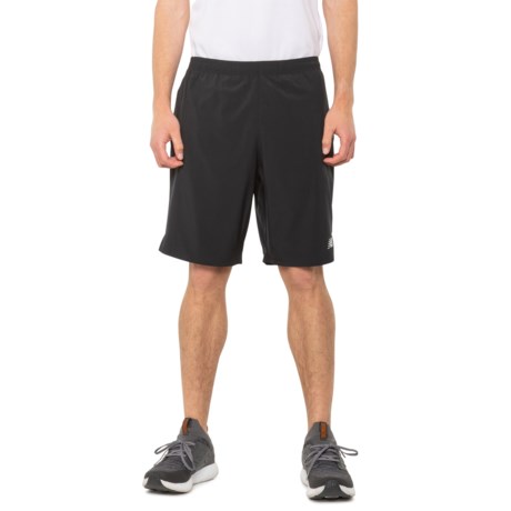 New Balance Woven Shorts - 9? (For Men) - BLACK (S )