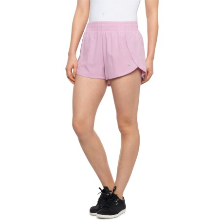 ASICS Woven Shorts - Built-In Briefs (For Women) - LAVENDER GLOW (XL )