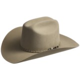 Wrangler Crockett Hat - 4X Felt, Cattleman Crown (For Men)