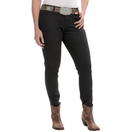 Wrangler Premium Patch Jeans Ultra Low Rise For Women
