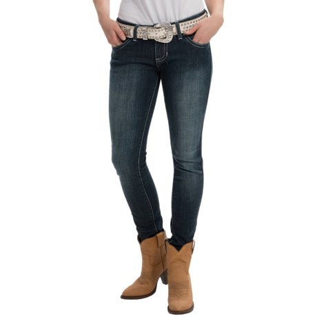 Wrangler Rock 47 Jeans Low Rise, Skinny Leg (For Women)