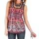 Wrangler Rock 47 Sequined Azetc Print Tank Top - Chiffon, Scoop Neck (For Women)