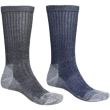 Wrangler Ultra-Dri Crew Socks - 2-Pack (For Men) in Navy Marl/Black Marl - Closeouts