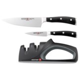 Wusthof Classic Ikon Knife and Sharpener Set - 3-Piece