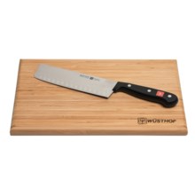 Wusthof Gourmet 6" Nakiri and Board Set - 2-Piece in Black - Closeouts