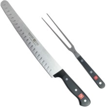 Wusthof Gourmet Super Slicer Carving Set - 2-Piece in Black - Closeouts