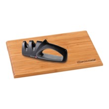 Wusthof Sharpener and Cutting Board Set in See Photo - Closeouts