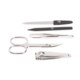 Wusthof Softnapp Leather Manicure Set - Zip-Close, 5-Piece