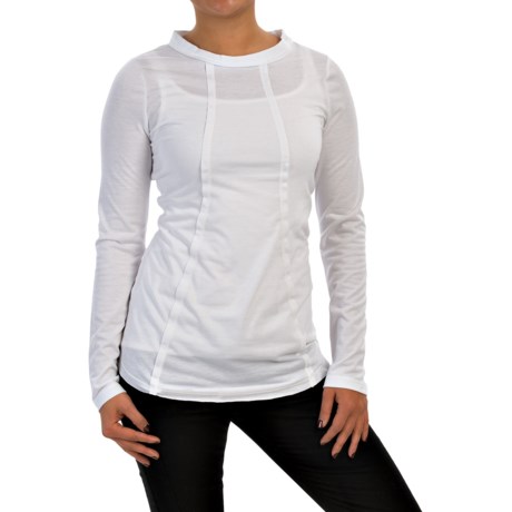 XCVI Lildi Spun Stretch Jersey Shirt Long Sleeve For Women