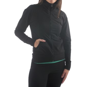Yala Aspire Short Jacket - Stretch Organic Cotton (For Women) in Black