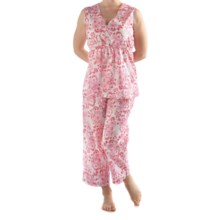Yala Organic Cotton Alina Pajamas - Sleeveless (For Women) in Paradise - Closeouts