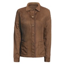 Yansi Fugel Moleskin Shirt Jacket - Adjustable (For Women) in Nutmeg - Closeouts