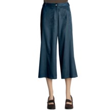 Yansi Fugel Moleskin Split Skirt (For Women) in Midnite - Closeouts