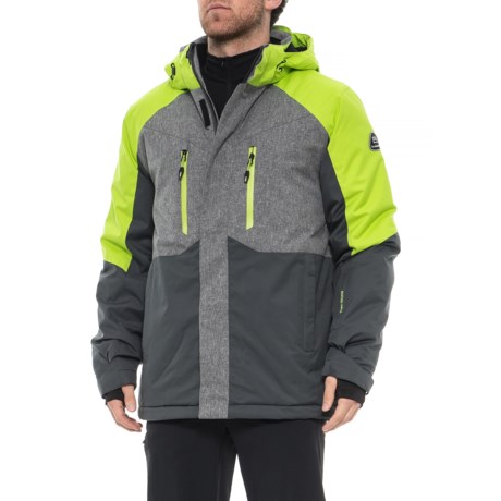 Yarn Dyed Taslan Ski Jacket - Waterproof, Insulated (For Men)