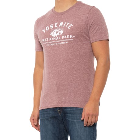 Threads 4 Thought Yosemite National Park Graphic T-Shirt - Organic Cotton, Short Sleeve (For Men) - BRICK RED (M )