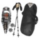 Yukon Charlie's Pro Guide Snowshoe Kit - 25", Bag, Poles