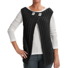 Z Park Avenue Crochet Vest (For Women) in Black - Closeouts