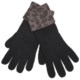 Zazou Animal-Print Cuff Gloves (For Women)