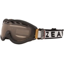 Zeal Detonator SPPX Snowsport Goggles - Polarized, Photochromic Lens in Carbon Matte Black - Closeouts